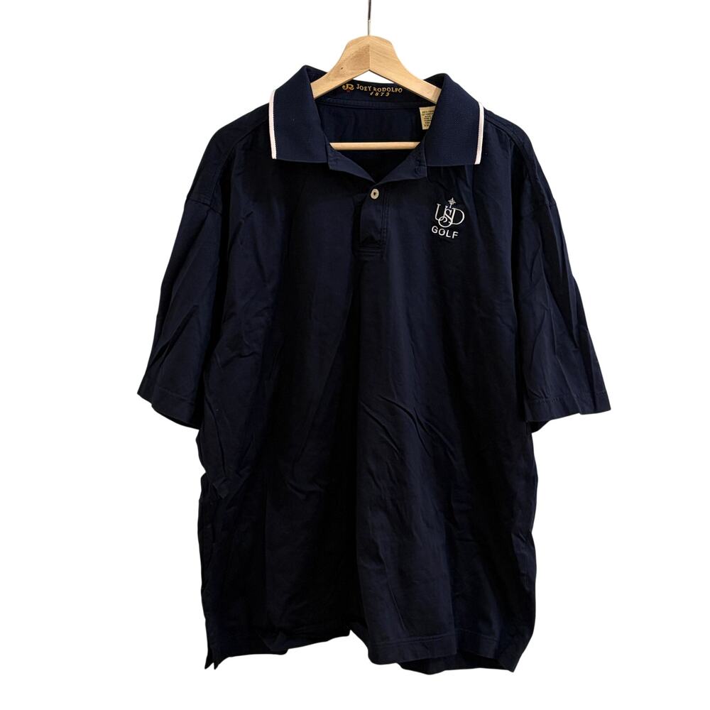 Vintage University San Diego Polo Mens XXL 2XL Navy Golf Joey Rodolfo Hong Kong